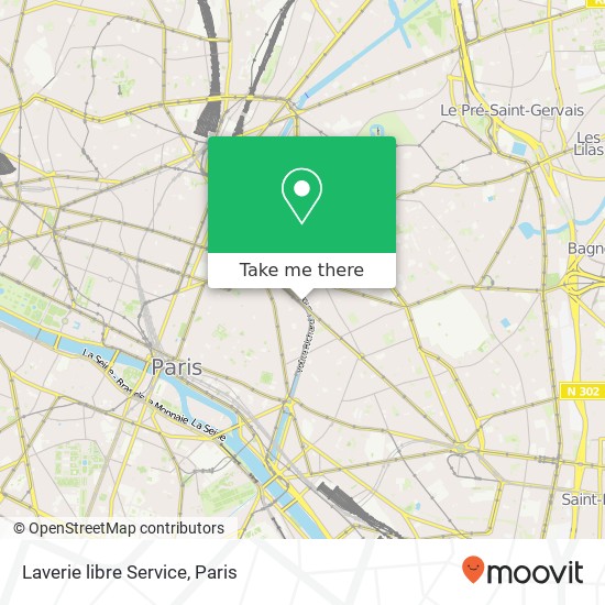 Laverie libre Service plan