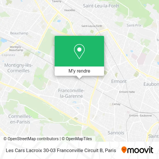 Les Cars Lacroix 30-03 Franconville Circuit B plan
