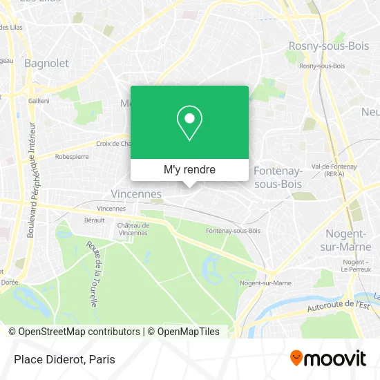 Place Diderot plan