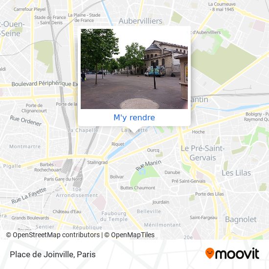 Place de Joinville plan