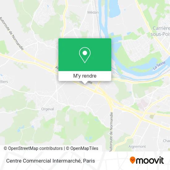 Centre Commercial Intermarché plan