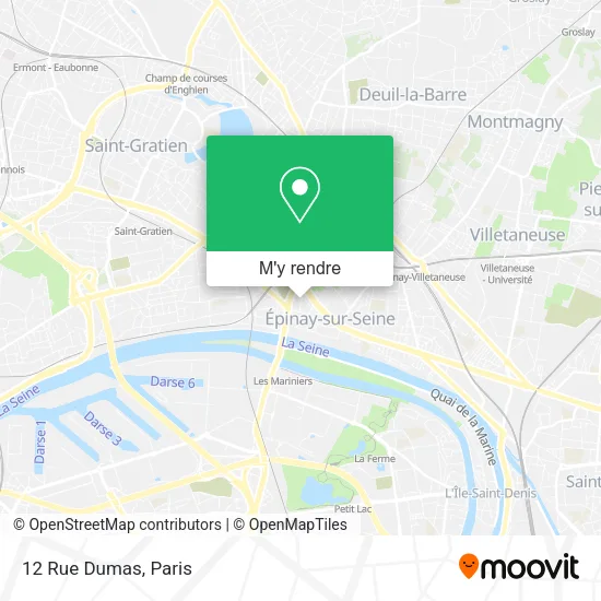 12 Rue Dumas plan