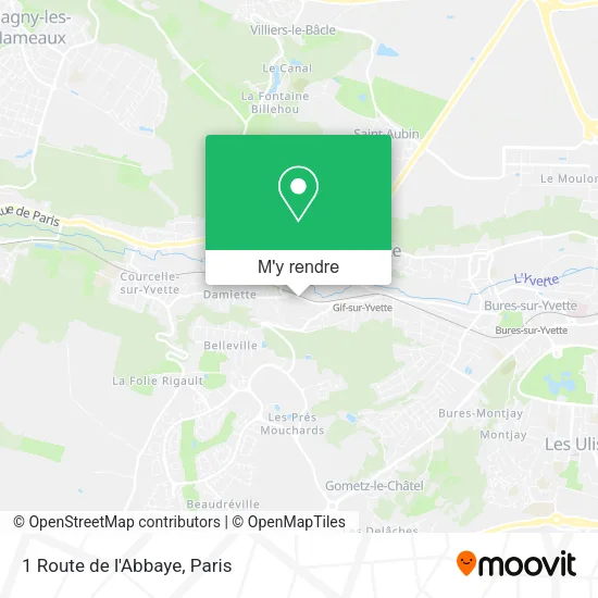 1 Route de l'Abbaye plan
