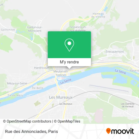 Rue des Annonciades plan