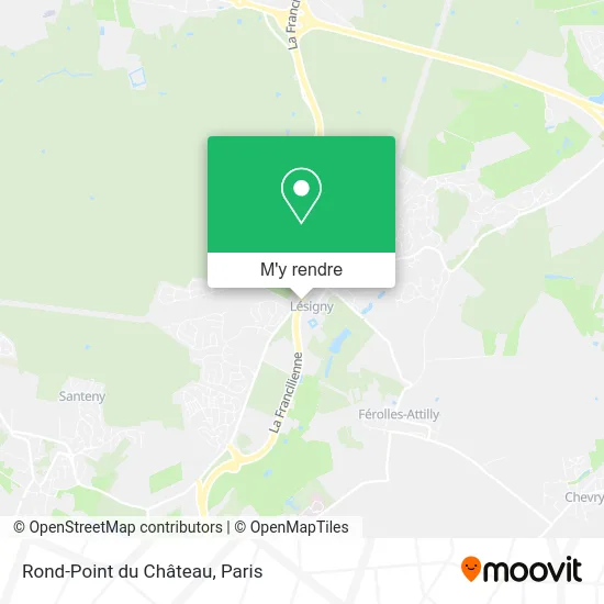 Rond-Point du Château plan