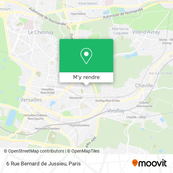 6 Rue Bernard de Jussieu plan