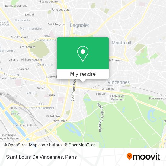 Saint Louis De Vincennes plan