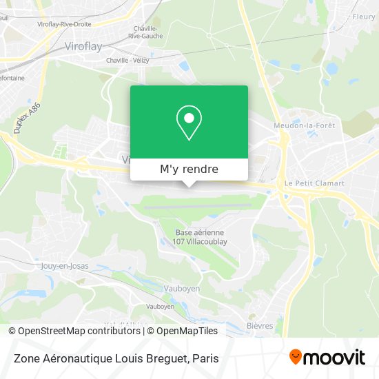 Zone Aéronautique Louis Breguet plan