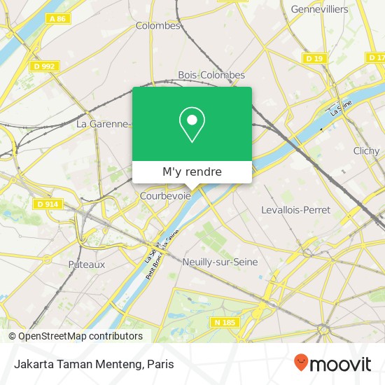 Jakarta Taman Menteng plan