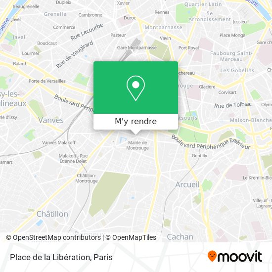 Place de la Libération plan