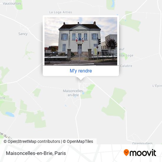 Maisoncelles-en-Brie plan