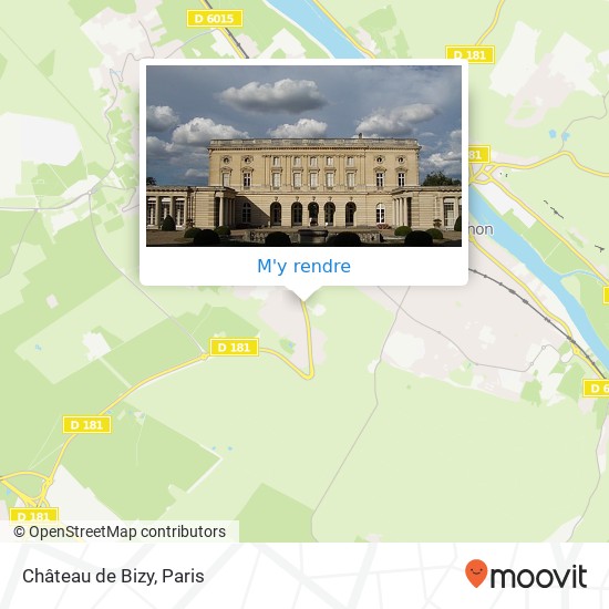 Château de Bizy plan