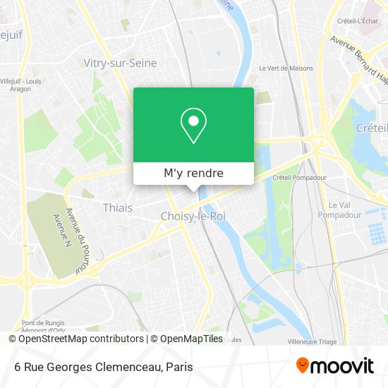 6 Rue Georges Clemenceau plan
