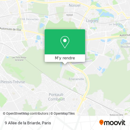 9 Allée de la Briarde plan