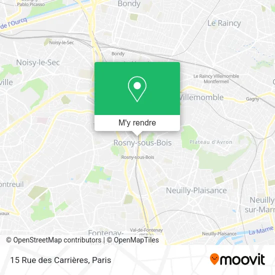 15 Rue des Carrières plan
