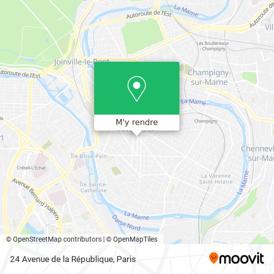 24 Avenue de la République plan