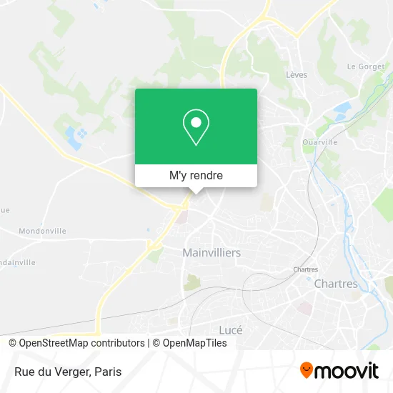 Rue du Verger plan