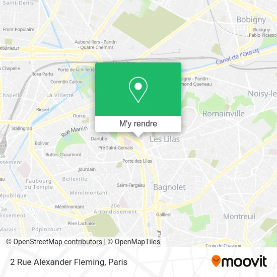 2 Rue Alexander Fleming plan
