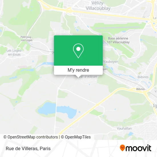 Rue de Villeras plan