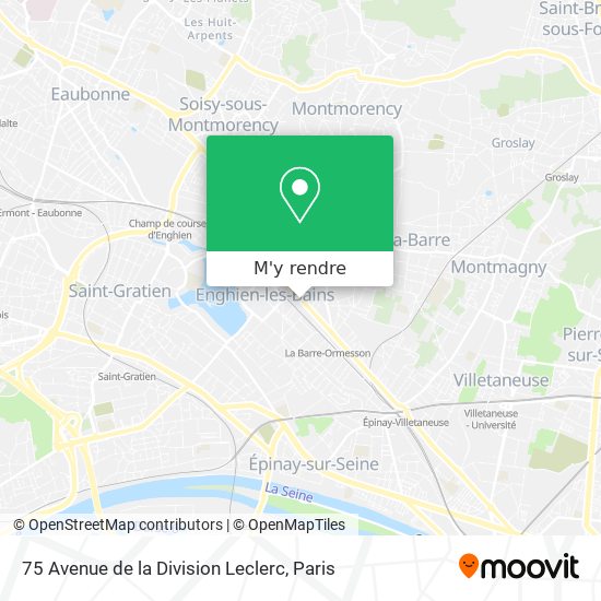 75 Avenue de la Division Leclerc plan