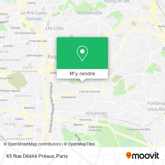 45 Rue Désiré Préaux plan