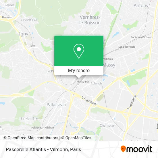Passerelle Atlantis - Vilmorin plan
