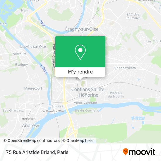 75 Rue Aristide Briand plan