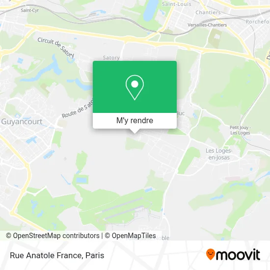 Rue Anatole France plan