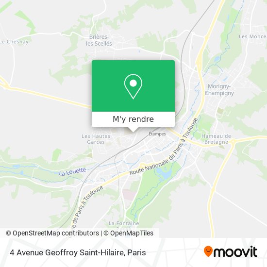 4 Avenue Geoffroy Saint-Hilaire plan