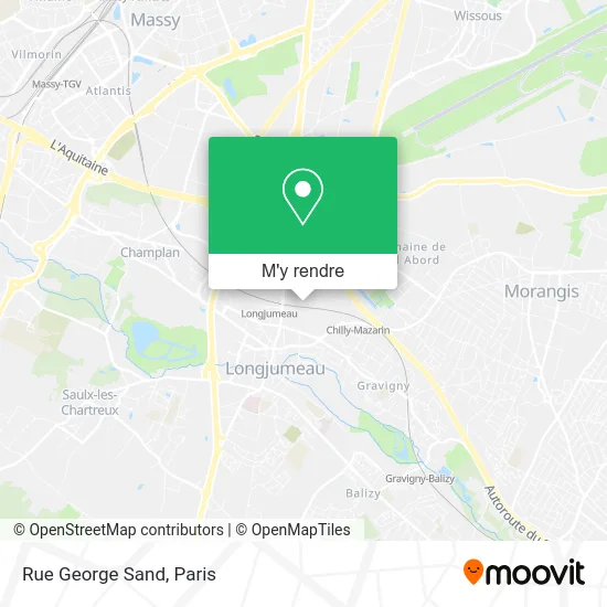 Rue George Sand plan