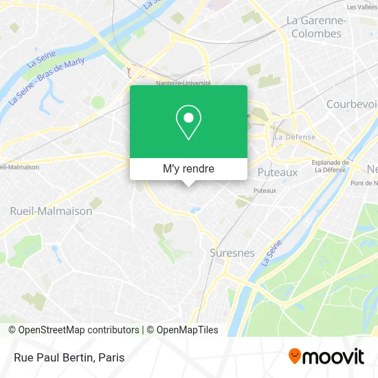 Rue Paul Bertin plan