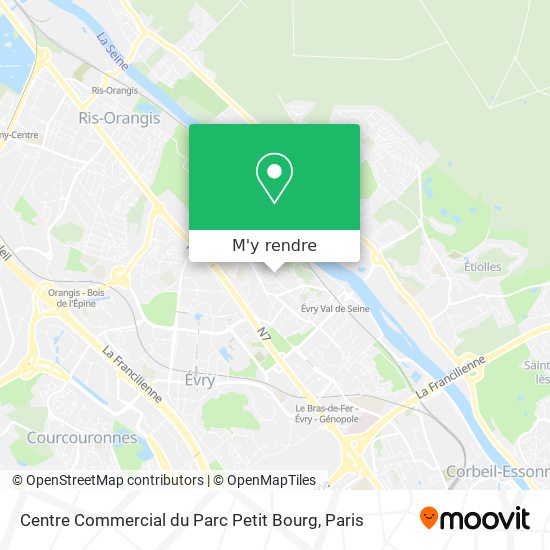 Centre Commercial du Parc Petit Bourg plan