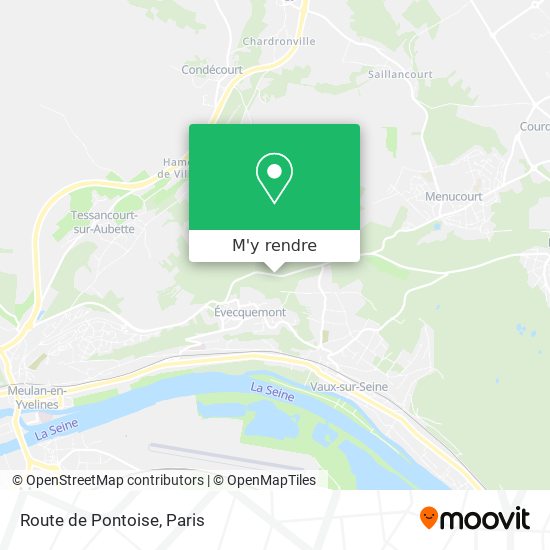 Route de Pontoise plan