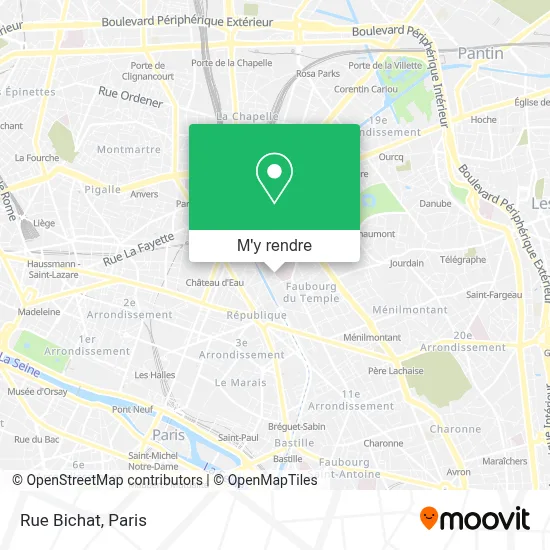 Rue Bichat plan