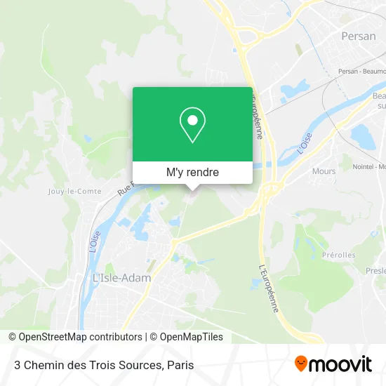 3 Chemin des Trois Sources plan