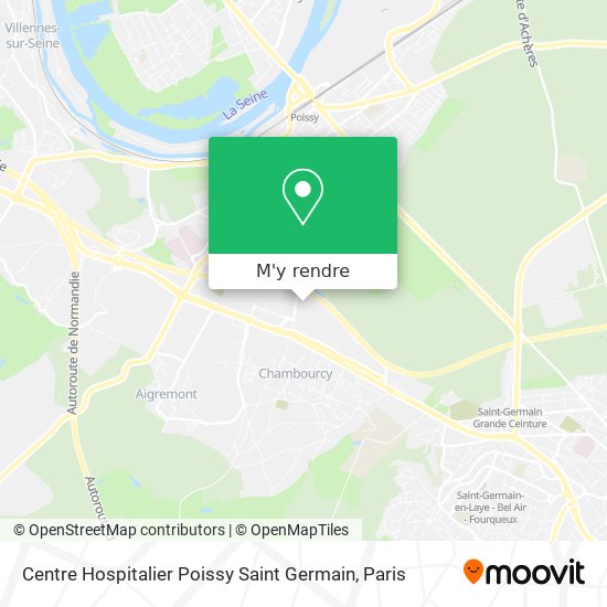 Centre Hospitalier Poissy Saint Germain plan