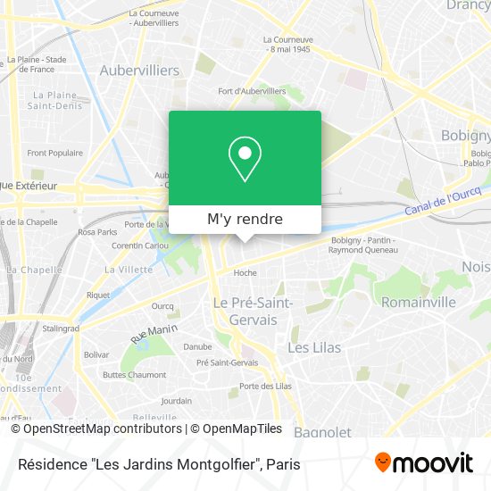Résidence "Les Jardins Montgolfier" plan