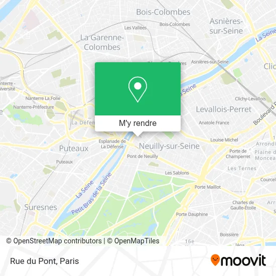 Rue du Pont plan