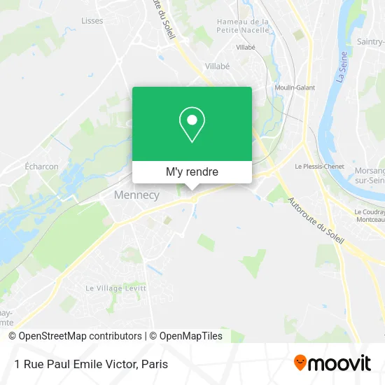 1 Rue Paul Emile Victor plan