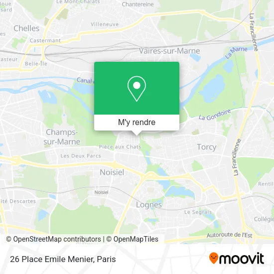 26 Place Emile Menier plan