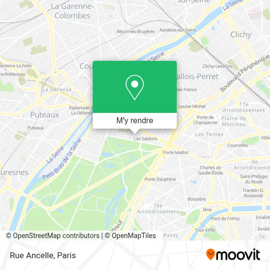 Rue Ancelle plan