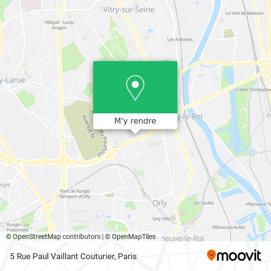 5 Rue Paul Vaillant Couturier plan