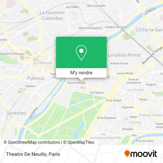 Theatre De Neuilly plan