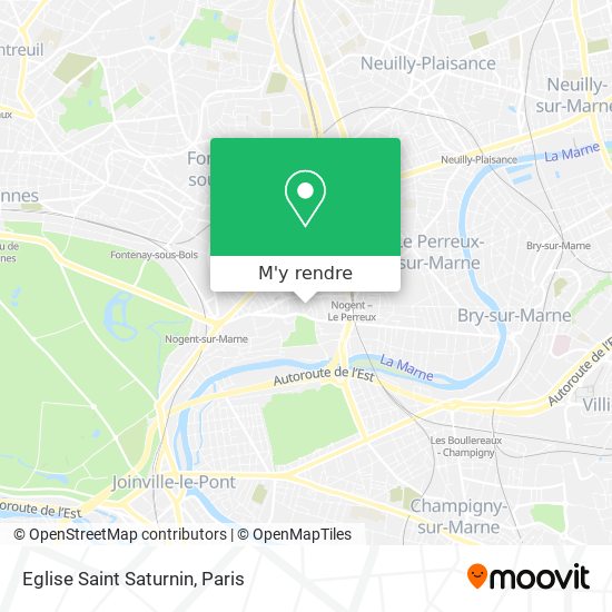 Eglise Saint Saturnin plan