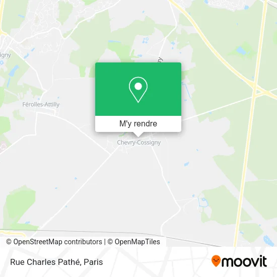 Rue Charles Pathé plan