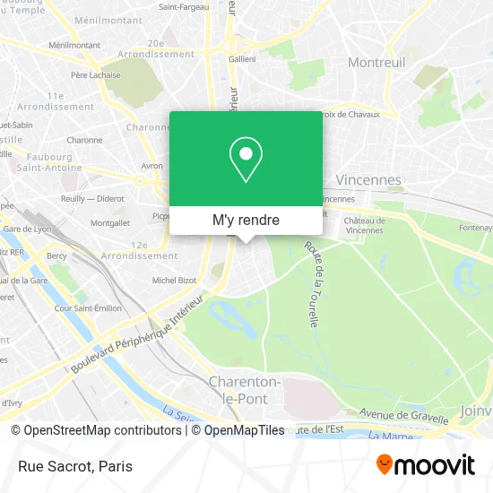 Rue Sacrot plan
