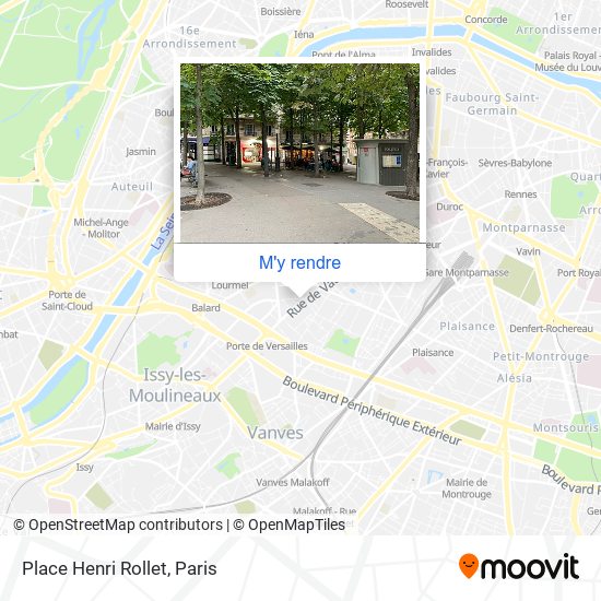 Place Henri Rollet plan