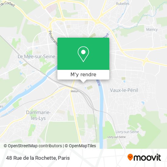 48 Rue de la Rochette plan