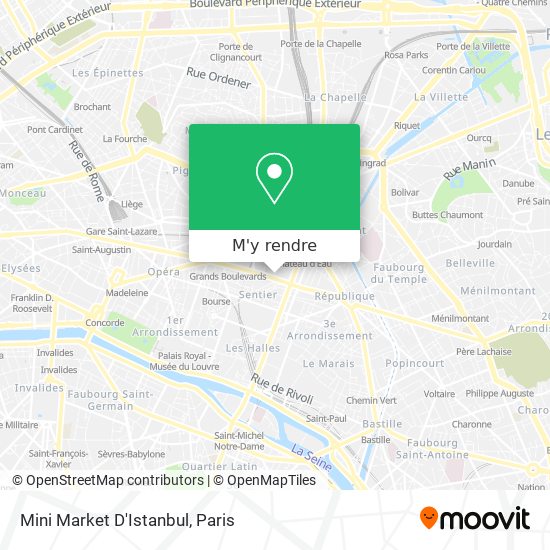Mini Market D'Istanbul plan