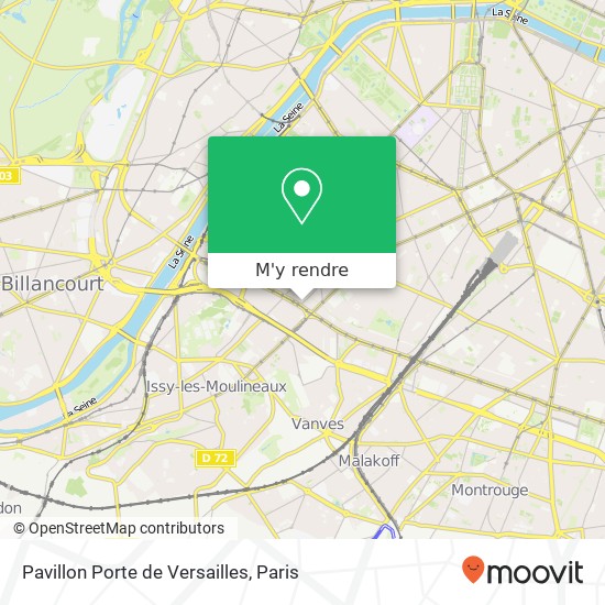 Pavillon Porte de Versailles plan